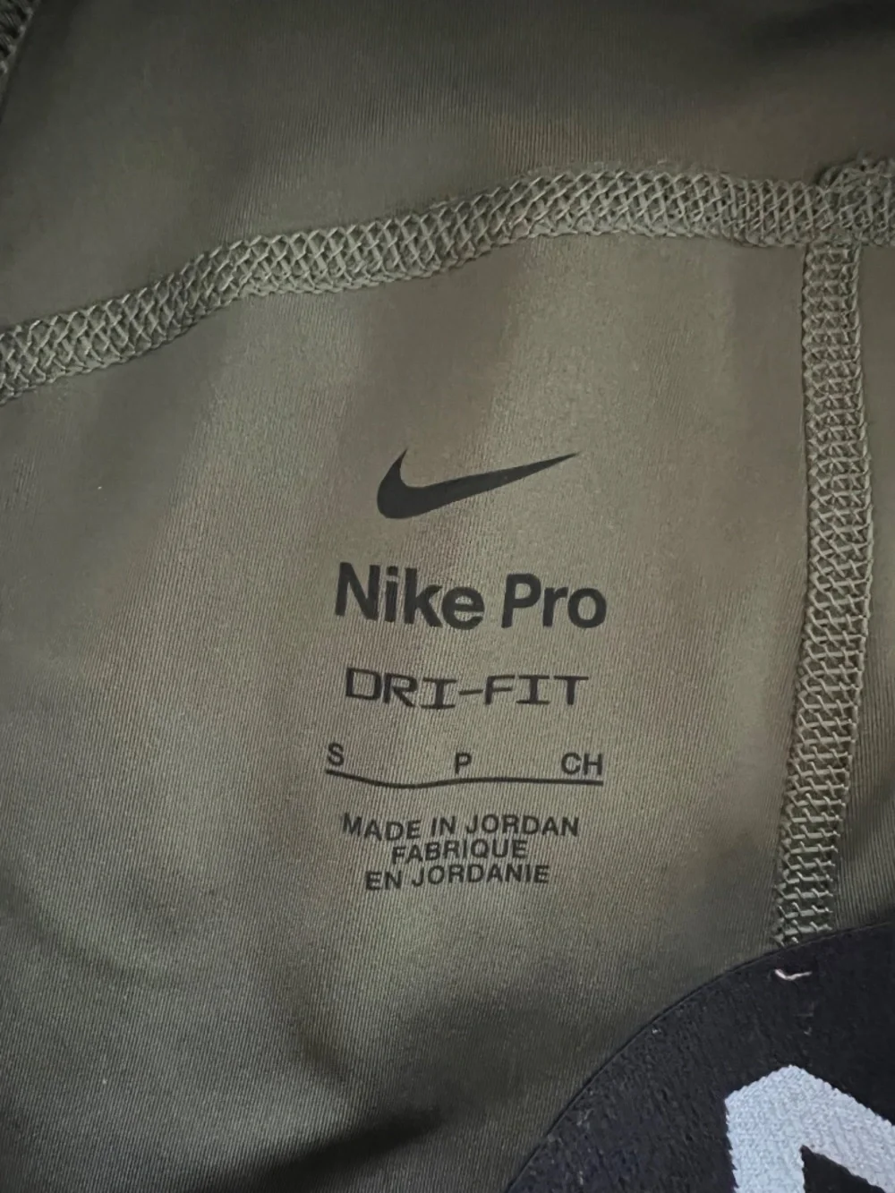 Olive Nike Pro shorts